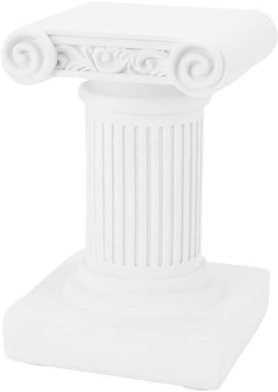 JHUBERS- Kaarsenhouder Mini Romeinse Pilaar - Decoratie voor Huwelijksfeest - Griekse Kolom - Veilig Materiaal - Milieuvriendelijk - Prachtige Decoratie