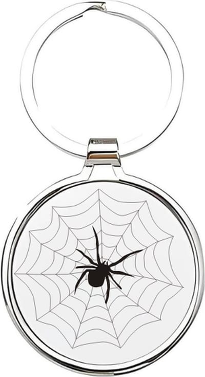 Akyol - Spin Sleutelhanger - halloween - Dierenliefhebbers - Spin - spider - zwarte spin - sleutelhanger voor Halloween - tarantula - insect - dier - huisdier - dierendag - spinachtigen - vogelspin - 4 x 7,5 CM