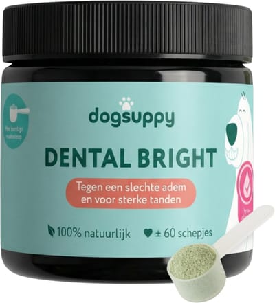 Dental Bright - Beste Product van het Jaar 2026/2027 - Frisse Adem, Schone Gebit & Witte Tanden - Vermindert Tandplak & Tandsteen - ± 60 schepjes - 100% Natuurlijke ingrediënten - Alternatief voor Tandpasta & Tandenborstel