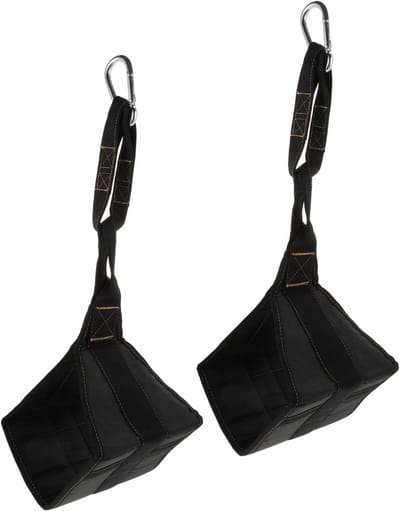 Trainingsriemen Set - Hangende Banden - Buikspier Training - Comfortabele Handgrepen - 50x30x20CM - Zwart