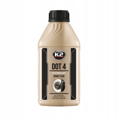 K2 Turbo Serie - DOT 4 Remvloeistof - 0,5L - Volledig Synthetisch - Voor Auto's met ABS/ESP