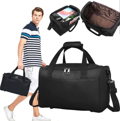 Handbagage Tas - Rugzak Dames - Schooltas Heren - Schooltassen Jongen en Meisje - Zwart
