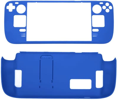 Allecto - Full Protective Case voor Steam Deck - Kickstand en Shockproof Bescherming - Jewelry Blue - Geschikt voor Gaming - Stijlvol en Duurzaam