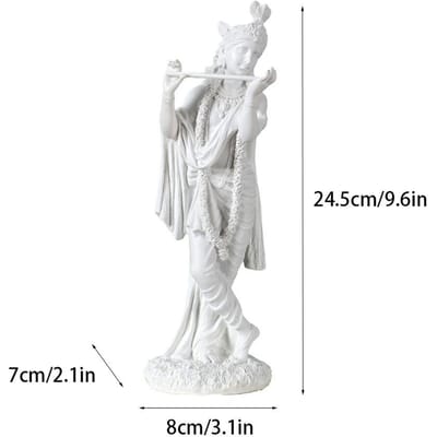 Indiase Krishna God Beeld Boeddha Beeld Decoratie Ornamenten Zuidoost-Azië Thuisgebruik Kantoor Gebruik Hars Ambachten Duurzaam