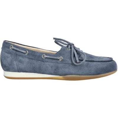 Mocassins NeroGiardini Velour Avio Tr Dogna Ambra/Avori