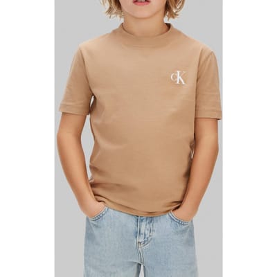 Calvin Klein Boys 2-pack Monogram Top Ftigers Eye Taglia: 4 | T-shirt Outlet | kids