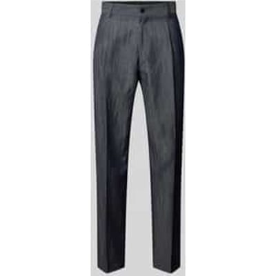 modern fit pantalon van mix van scheerwol en linnen model 'FLIPS251X'