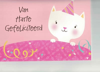 Wenskaart - wenskaart XL - wenskaart XL pop out - wenskaart pop out - verjaardag - verjaardag - wenskaart glitter