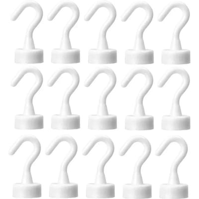 20/1PCS Sterke magnetische haak Praktische dragende haak Multifunctionele opslag voor thuis Keuken Bar Opslag Sleutel Jas Beker Hangend 1PC