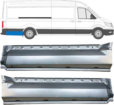 Reparatiepaneel achterspatbord voor Volkswagen Crafter 2017- / Links + Rechts