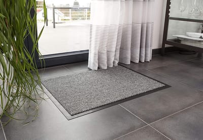 Hamat Droogloopmat Spectrum Antraciet 60x80cm. met rubber rug (PER 2 STUKS)