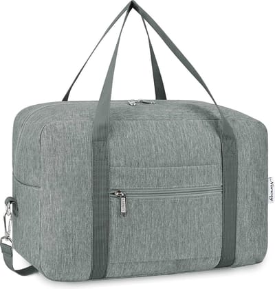 Bagagedraagtas, reistas, handbagage voor overnachting, past onder vliegtuigstoel, 40 x 20 x 25 cm, opvouwbaar, voor dames en heren, 20 liter, 20L