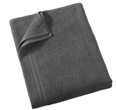 De Witte Lietaer Badlaken Imagine Anthracite - 90 x 200 cm - Antraciet - Katoen