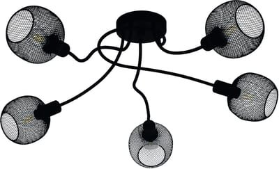EGLO Wrington 1 Plafondlamp - E14 - Ø 75,5 cm - Zwart