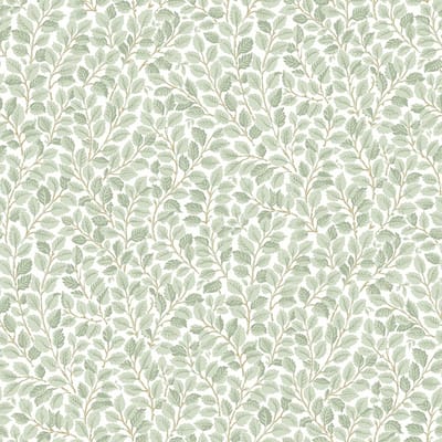 Boråstapeter Vliesbehang 7662 - Falsterbo III - Botanisch Wit - 53cm x 10.05m