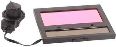 Dailygoods - Solar Lassen Lens - Auto Verduistering - Groot kijkvenster - 15 x 15 cm - Zonnepaneel - Voor laswerkzaamheden - Vervangende lens