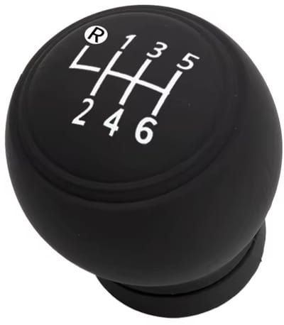 Actie4you® Ronde Anti-Slip Siliconen Pook Cover - Pook Hoes - Versnellingspook Beschermer - Autopook Cover - Rekbaar - Versnellingen R + 1tot6 – Zwart