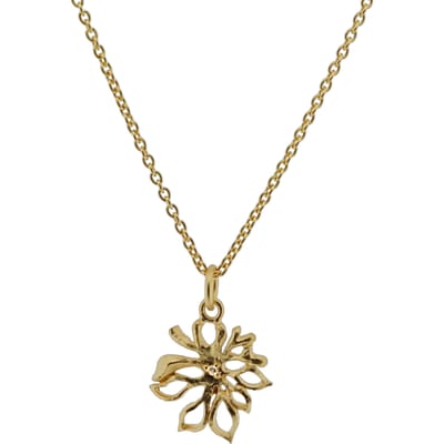 Orphelia Dames 925 Sterling Zilveren Ketting met Hanger - Goud ZH-6027/2