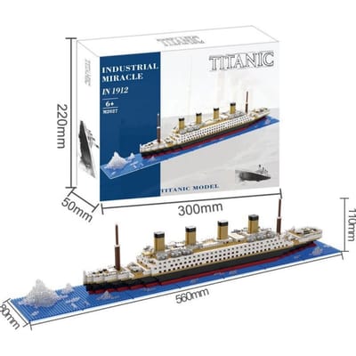 4000+ Stuks Hoge Kwaliteit Titanic Bouwpakket Hoge Kwaliteit Cruise Hoge Kwaliteit Schip Hoge Kwaliteit Bouwen Hoge Kwaliteit Blokken Hoge Kwaliteit Moc