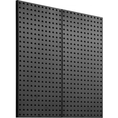 VEVOR Gereedschapswand, 61 x 30 cm, set van 2, stalen wandorganizer met prikbord, gereedschapsbord voor woonkamer, garage, gereedschapsopslag, werkbank, kantoororganisatie, hobbykamer, keuken, huis, zwart