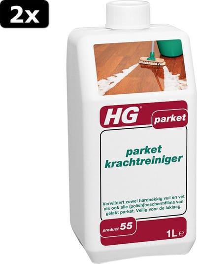 2x HG Parket Krachtreiniger 1L