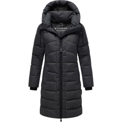 Marikoo dames wintermantel Kaltnäschen met afneembare capuchon