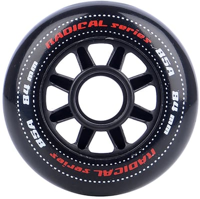 Tempish Radical Inline Skate Wielen - 4 Stuks - 84mm - 85A - Zwart