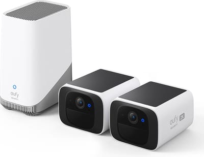 eufy Security Solo camera S220 2 - Cam Kit - SoloCam - 2K - Resolutie - Zonne-energie - Draadloze Buitencamera's - AI Mensdetectie - Nachtzicht - IP67 Weerbestendig - Geen maandelijkse kosten