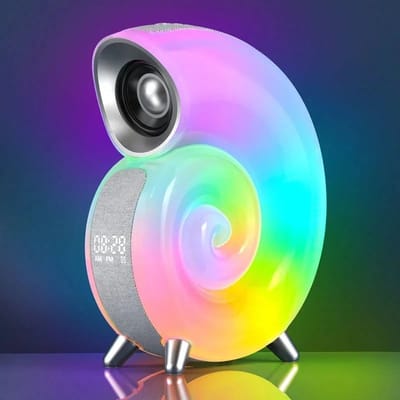 Je Huis Slimme Wake-up Light met Bluetooth Speaker en Witte Ruis - Slaap- en Ontwaaklamp met App-bediening.