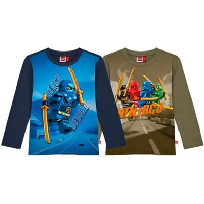 T-shirt met lange mouwen kind Lego Ninjago Lwtaj 118 (x2)
