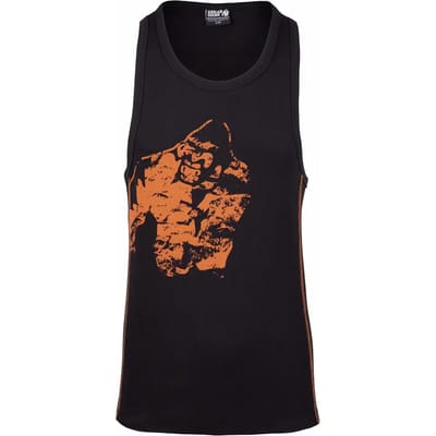 Gorilla Wear Monterey Tank Top - Zwart/Oranje - S/M