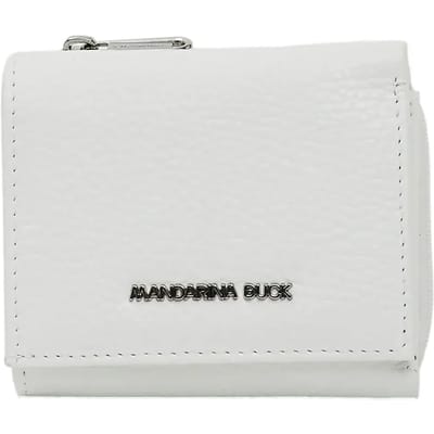 MANDARINA DUCK Leren portemonnee Mellow Wallet Blanc wit