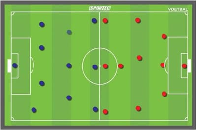 Sportec Magnetisch Voetbal Coachbord 46 X 30