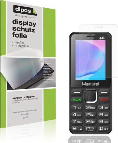 dipos – 4x Matte Beschermfolie geschikt voor Masstel Izi S2 | Krasbestendige & antireflecterende Screenprotector Ultra-Thin