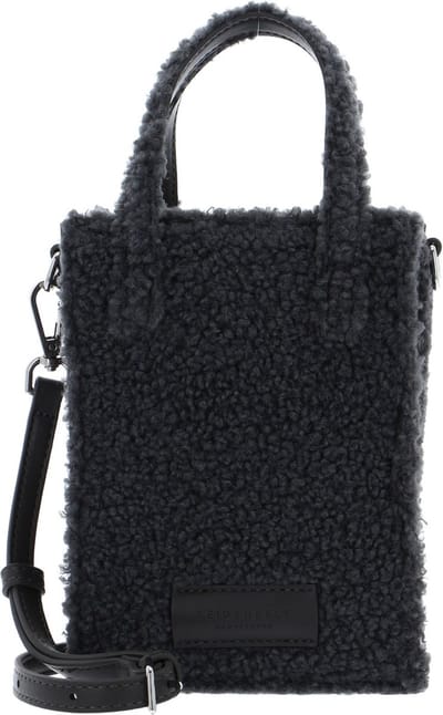 SEIDENFELT MANUFAKTUR Handtas Schoudertas Hellvi Mini Tote Anthracite Donkergrijs