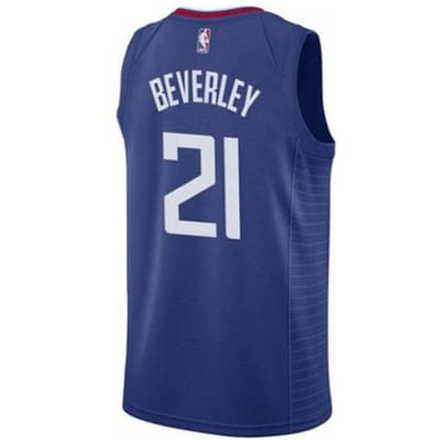 Nike NBA Clippers Beverly No. 21 Mouwloos Jersey SW Fan Edition Heren Jersey Blauw 864481-499 XXL blue