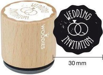 Houten Handstempel Woodies | Wedding Invitation Ring - Stempels - Stempels volwassenen - Snelle Levering