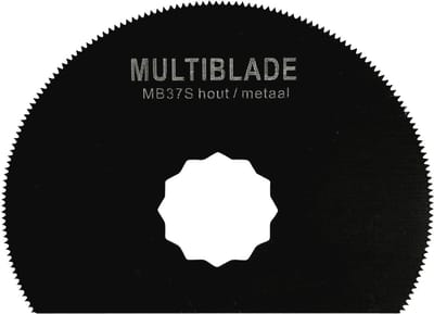 Bimetalen zaagblad 80 mm voor hout, metaal, koper, aluminium en kunststof