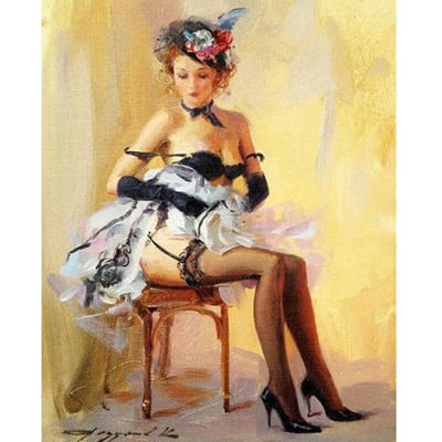 Hobby's en ambachten Mode Vrouw Diamant Mozaïek Diamant Schilderen Kruissteek Borduren Home Decor 20X30CM beige