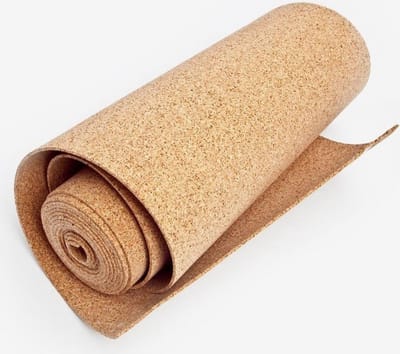 Kurk - Behang - Prikbord - Wandbekleding - 6 mm dik - 100% Natuurkurk - 10 x 0,50 M. Wandpaneel