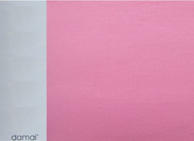 Damai Double Jersey Hoeslaken - Ledikant - 60x120 cm - Pink