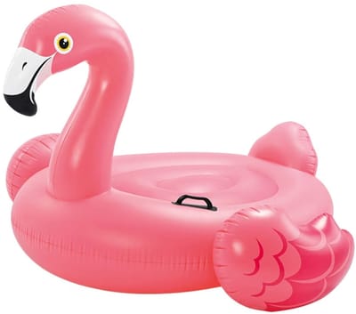 BIXc®- Opblaasbare Flamingo , 152cm x 147cm x 98cm, zwembad ligstoel, zwembad luchtbed.