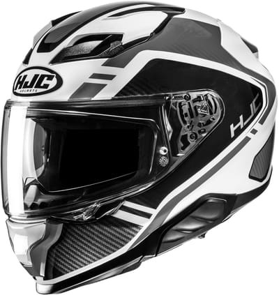 HJC F71 Tozz Zwart Grijs Wit Integraalhelm - Helm
