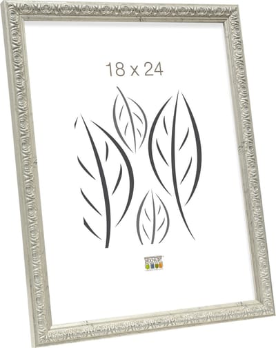 Deknudt Frames fotolijst S95LD1 - zilverkleur - retrokader - 18x24 cm