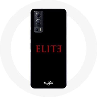 Coque pour Vivo Y72 Elite - Logo Rouge - Souple - Protection - Mixte - Synthétique noir
