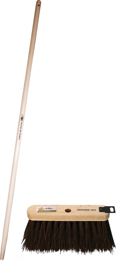 Hendrik Jan straatbezem hard Bahia 29 cm + steel 1,5 m
