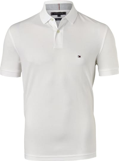 Tommy Hilfiger 1985 regular fit polo - wit