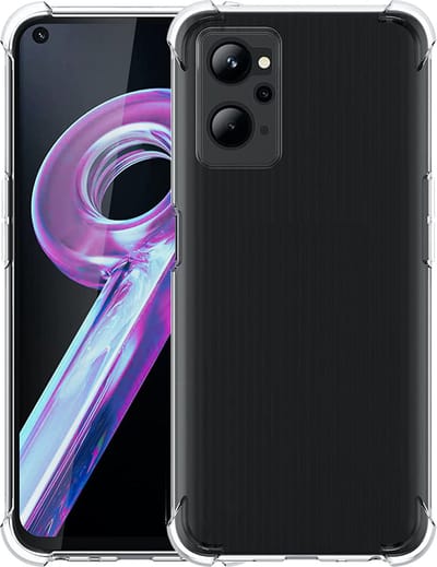 Hoesje geschikt voor Oppo A96 - Clear Anti Shock Hybrid Armor Case Siliconen Back Cover Hoes Transparant