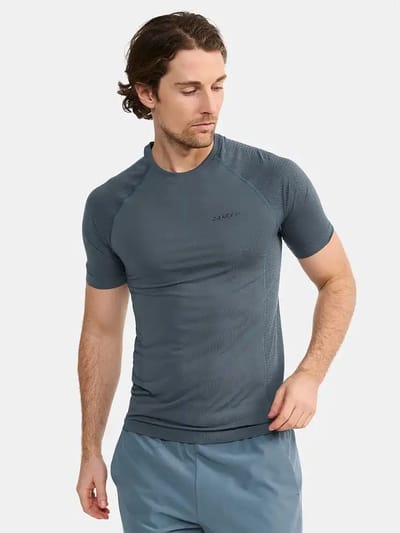 Craft Sportshirt heren korte mouw - ADV Cool Intensity - Ondershirt sneldrogend - Polyester - Verkoelend - Blauw / M