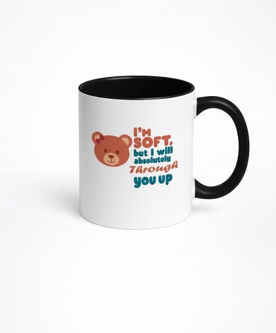 I'm Soft Bear Mok - Unieke Koffiemok voor de Knuffelbeer Liefhebber